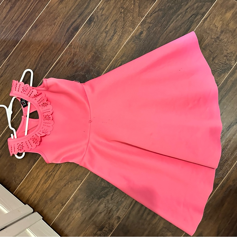 Pink Sleeveless Kids Dress